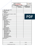 Formato de Inspección de Retroescavadora