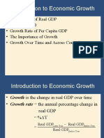 Introduction To Economic Growth