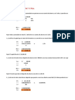 EJERCICIOS CON FSC Y FSA: TASAS DE INTERÉS COMPUESTAS Y SIMPLES