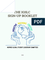 IGSLC Sign-Up Booklet