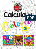 3° y 4° Calcula y Colorea Parte 1RU