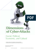 Dimensions of Cyber-Attacks: Cultural, Social, Economic, and Political