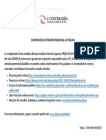 Suspensión de Atención Presencial Al Público - 220119 - 150009