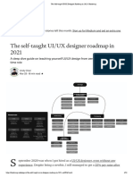 The Self-Taught UI - UX Designer Roadmap in 2021 - Bootcamp