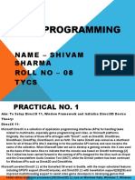 Game Programming PPT Shivam