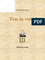 Tras La Virtud Aldastair Macyntre