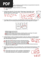 Osmosis Practice Problems