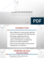 Health Statistics: Principles of Secondary Data Analysis