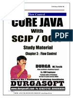 Flow Control Java Means Durga Sir PDF Free