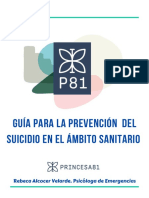 Guia para La Prevenciocc81n Del Suicidio en El Ambito Sanitario