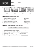 Listen and Number.: Level 2 Unit 3 Unit Test