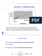 Covarianza Lineal Y CORRELACIÓN