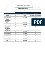 Inventario de Dispensadores Agua