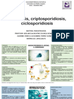 Giardiasis, Criptosporidiosis, Ciclosporidiosis