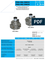 Regulador de pressão de gás FRG-RG/2MCS