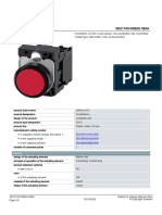 Data Sheet 3SU1100-0AB20-1BA0: Actuator