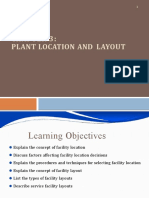 Plant Location and Layout Chapter Summary