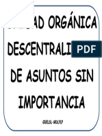 Unidad Orgánica Descentralizada de Asuntos Sin Importancia