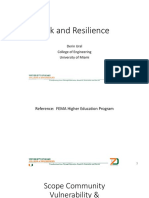 Risk and Resilience: Derin Ural College of Engineering University of Miami