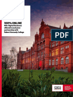 100% Online: MSC Digital Business Offered in Exclusive Partnership With Robert Kennedy College