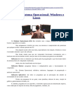 03 SISTEMA OPERACIONAL WINDOWS E LINUX