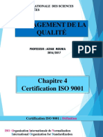Chapitre 4 Certification Iso 9001