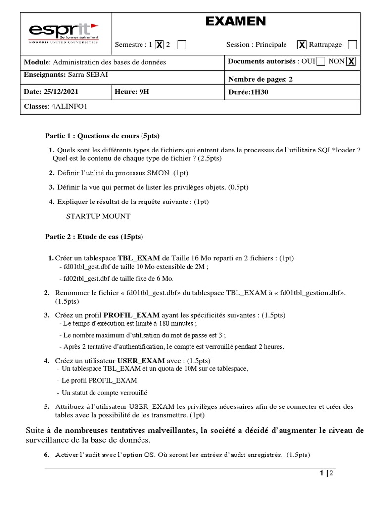DBA Alternance PDF Informatique Gestion informatique