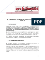 El Aprendizaje Cooperativo, Solución Al Fracaso Escolar