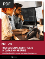 Brochure MIT XPRO - Professional Certificate in Data Engineering - V44