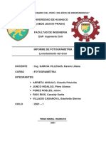 Informe de Fotogrametria