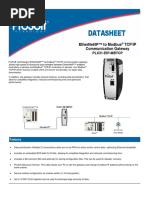 Datasheet: Ethernet/Ip™ To Modbus Tcp/Ip Communication Gateway