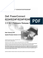 Dell Powerconnect 6224/6224F/6224P/6248/6248P: 3.3.18.1 Firmware Release Notes