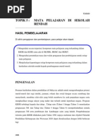 Download Topik 5 Mata Pelajaran Di Sekolah Rendah by John Chong SN55409352 doc pdf