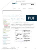 Basic Structure of An HTML Document