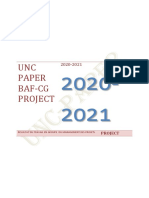 Unc Paper Projet