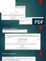 Unidad # 2 Interes Compuesto Monto