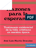 Razones para La Esperanza - Jose Luis Martin Descalzo