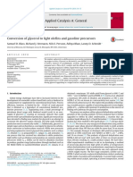 Conversion of Glycerol To Light Olefins and Gasoline Precursors