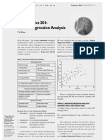 Linear Regression Analysis