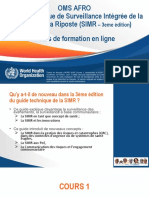 Module 1 Une Introduction Aux Cours de Formation en Ligne de La SIMR Slides