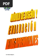 MODULO DISEÑO Y EVALUACION DE LOS APRENDIZAJES