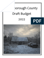 2022 Peterborough County draft budget