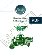 Manualcertificat TRICICLU DFG