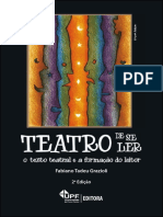 Teatro de Se Ler o Texto Teatral e A For