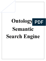 Ontology-  Semantic Search Engine