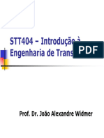STT404 Introdução à Engenharia de Transportes. Prof. Dr. João Alexandre Widmer