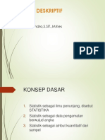 Konsep Statistik Deskriptif