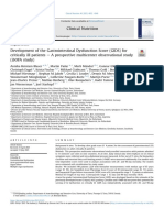 Development of The Gastrointestinal Dysfunction Score (GIDS)
