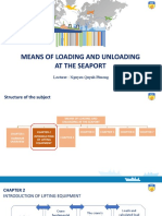 Means of Loading and Unloading at The Seaport: Lecturer: Nguyen Quynh Phuong