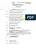Guía Práctica Nº2. Lengua Originaria III (2021-II)